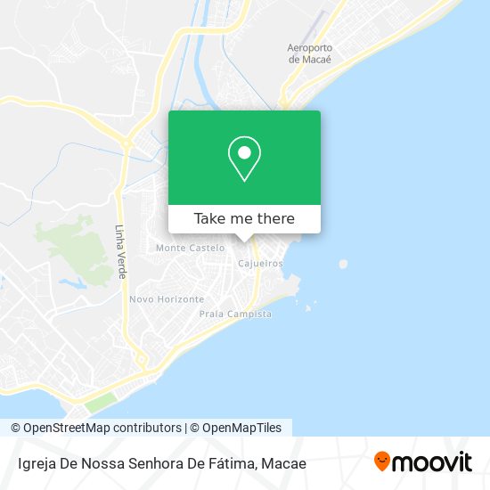 Igreja De Nossa Senhora De Fátima map