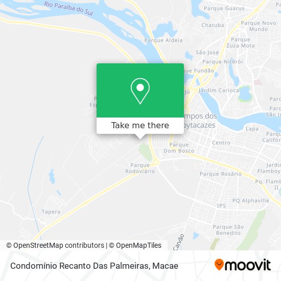Condomínio Recanto Das Palmeiras map