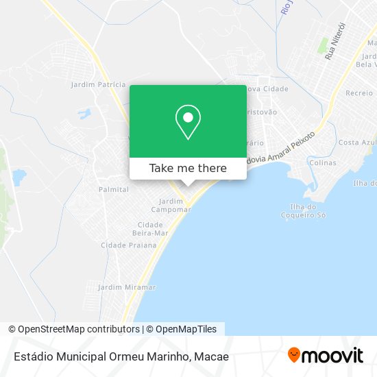 Estádio Municipal Ormeu Marinho map