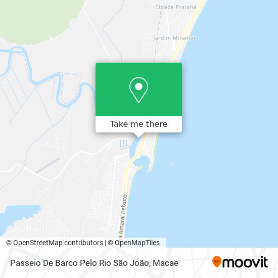 Passeio De Barco Pelo Rio São João map