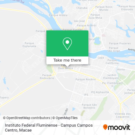 Instituto Federal Fluminense - Campus Campos Centro map