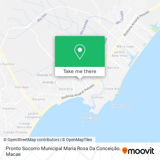 Pronto Socorro Municipal Maria Rosa Da Conceição map