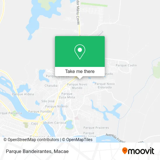 Parque Bandeirantes map