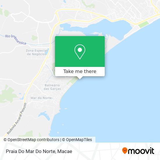 Praia Do Mar Do Norte map