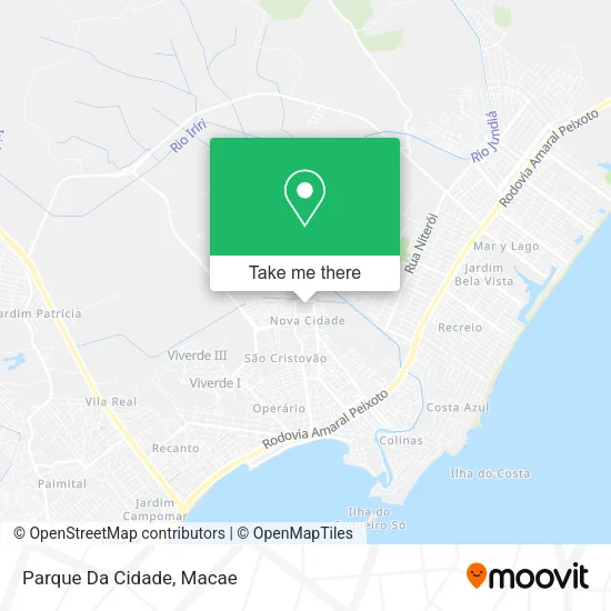 Parque Da Cidade map