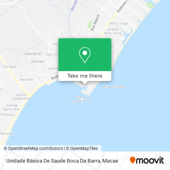 Unidade Básica De Saude Boca Da Barra map