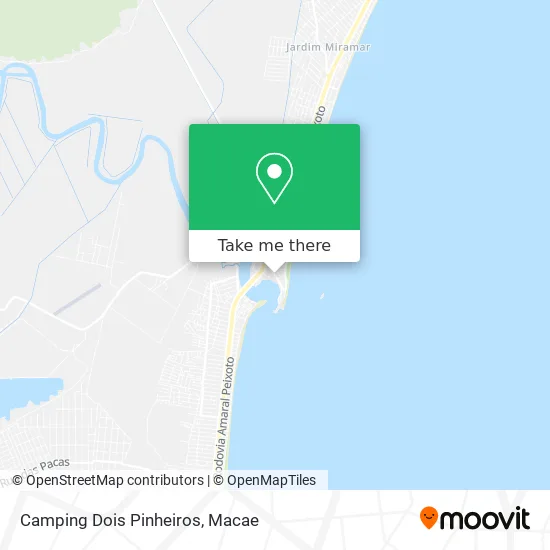 Camping Dois Pinheiros map