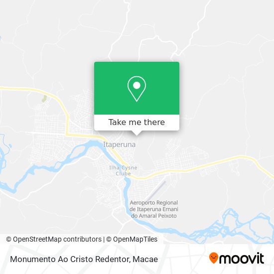 Monumento Ao Cristo Redentor map