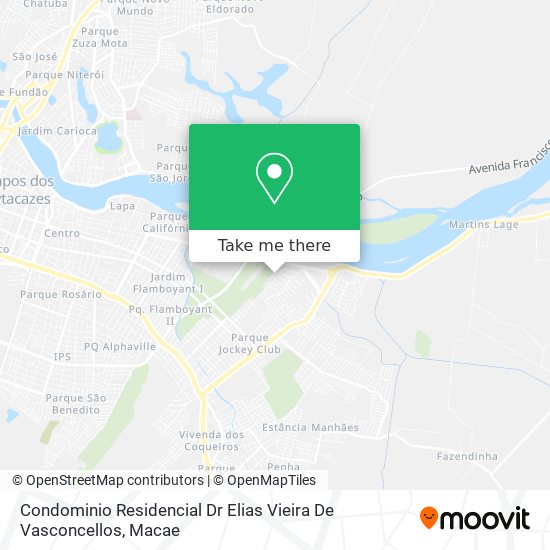 Condominio Residencial Dr Elias Vieira De Vasconcellos map