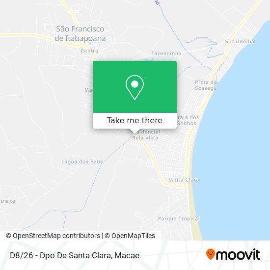 D8/26 - Dpo De Santa Clara map