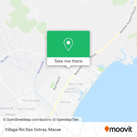 Village Rio Das Ostras map