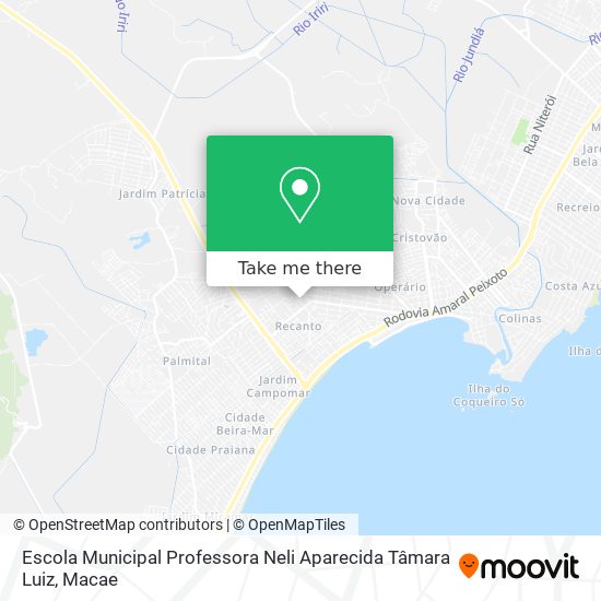 Escola Municipal Professora Neli Aparecida Tâmara Luiz map