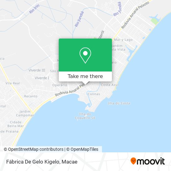 Fábrica De Gelo Kigelo map