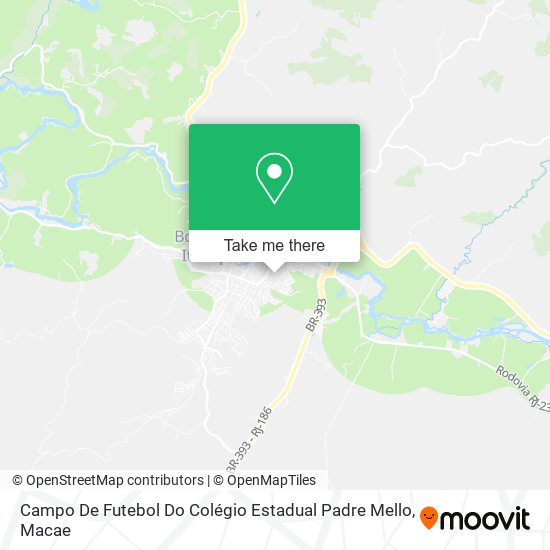 Campo De Futebol Do Colégio Estadual Padre Mello map