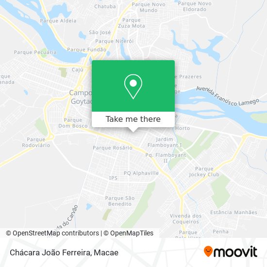 Chácara João Ferreira map