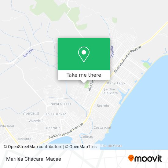 Mariléa Chácara map