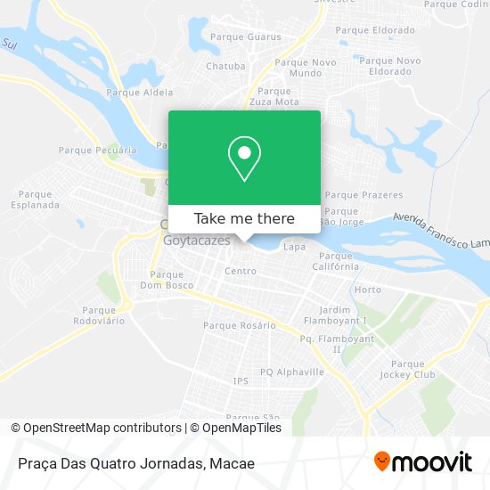 Praça Das Quatro Jornadas map