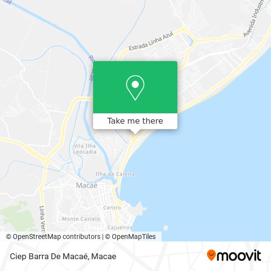 Ciep Barra De Macaé map