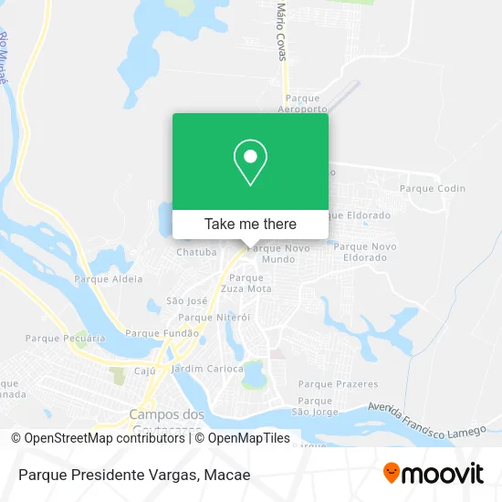 Parque Presidente Vargas map