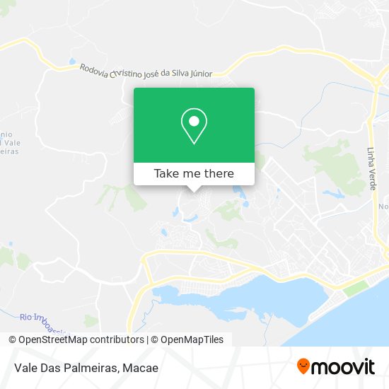 Vale Das Palmeiras map