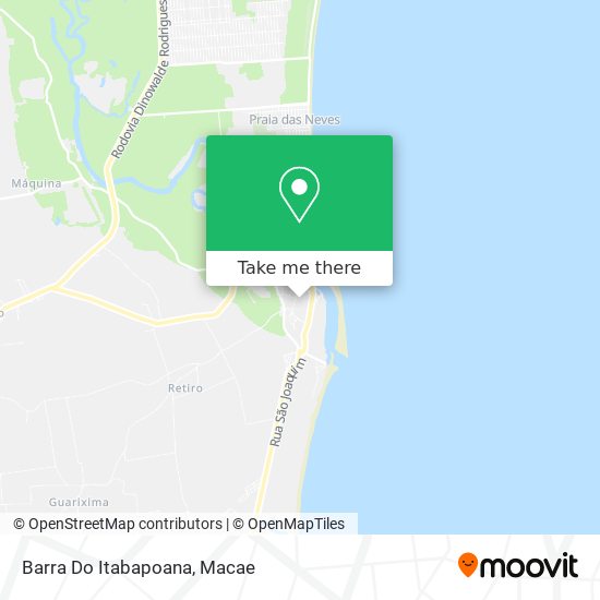 Barra Do Itabapoana map