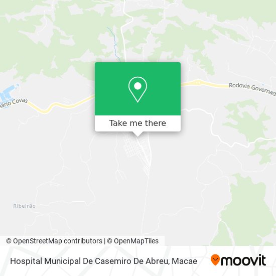 Hospital Municipal De Casemiro De Abreu map