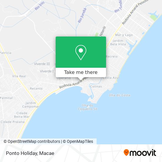 Ponto Holiday map