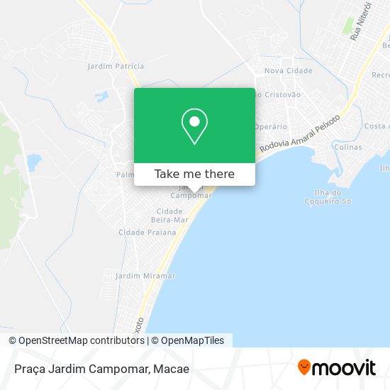 Praça Jardim Campomar map