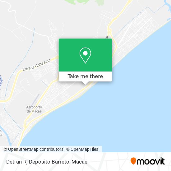 Mapa Detran-Rj Depósito Barreto