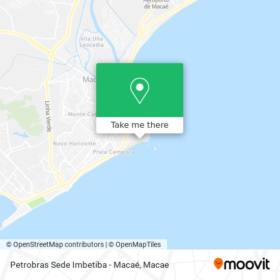 Petrobras Sede Imbetiba - Macaé map