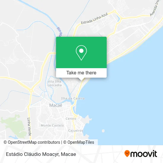 Estádio Cláudio Moacyr map