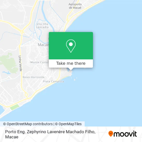 Porto Eng. Zephyrino Lavenère Machado Filho map