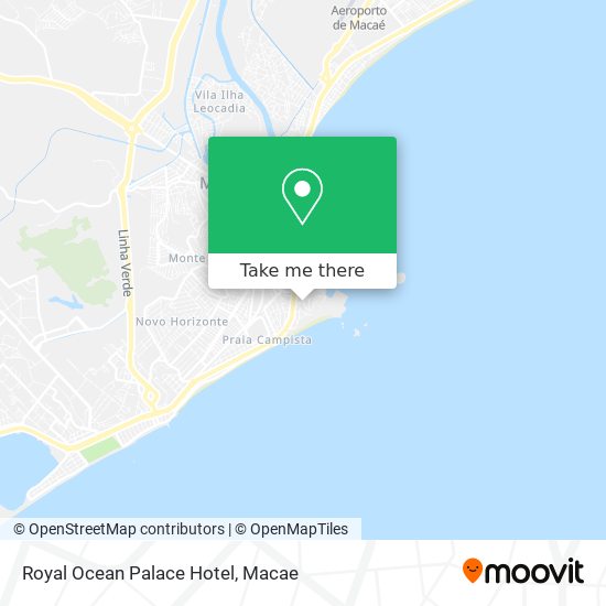 Royal Ocean Palace Hotel map