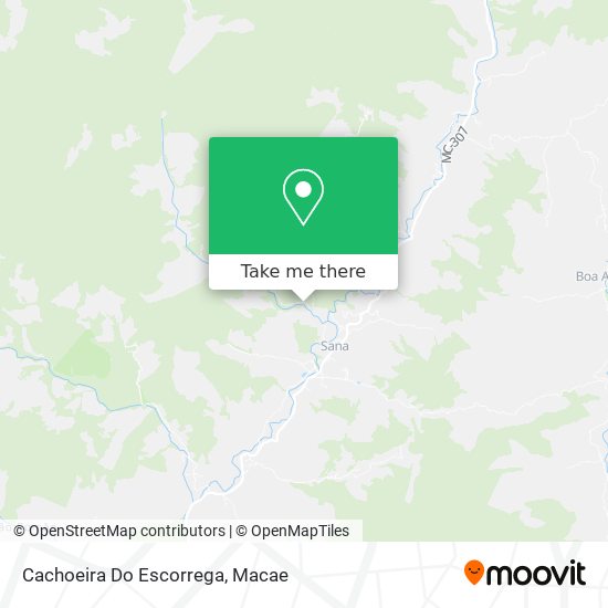 Cachoeira Do Escorrega map