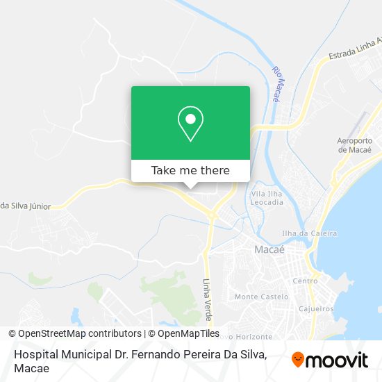 Hospital Municipal Dr. Fernando Pereira Da Silva map