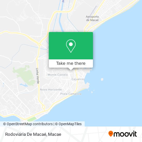 Mapa Rodoviária De Macaé