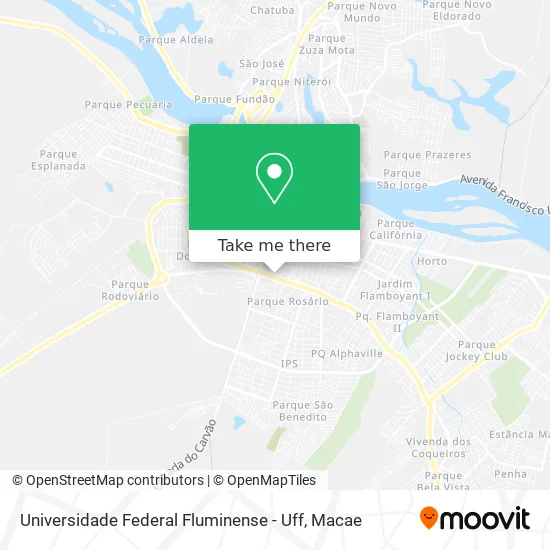 Universidade Federal Fluminense - Uff map