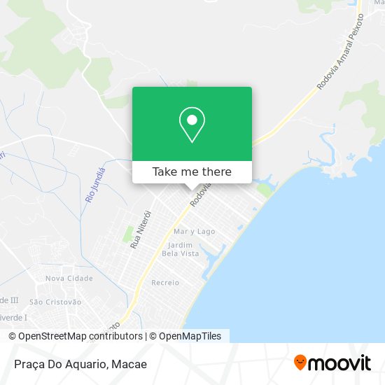 Praça Do Aquario map