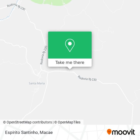 Espírito Santinho map