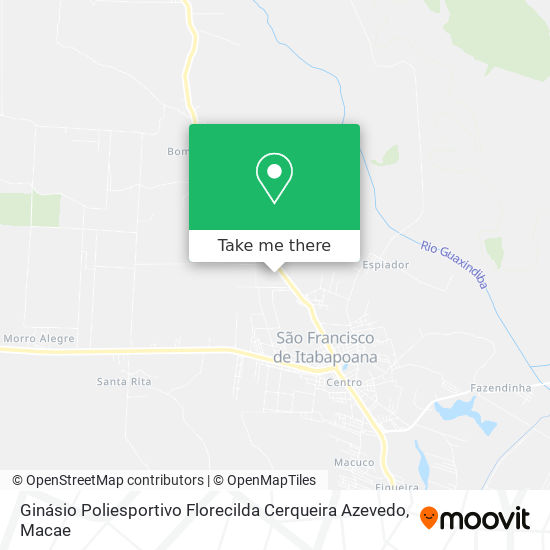Ginásio Poliesportivo Florecilda Cerqueira Azevedo map