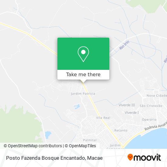 Posto Fazenda Bosque Encantado map
