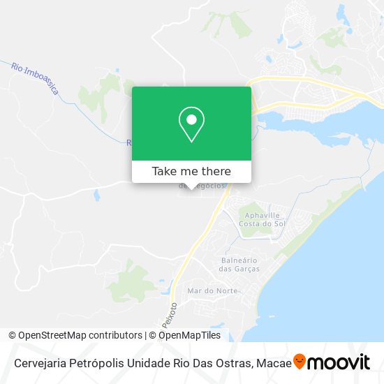 Cervejaria Petrópolis Unidade Rio Das Ostras map