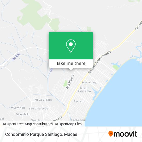 Condomínio Parque Santiago map