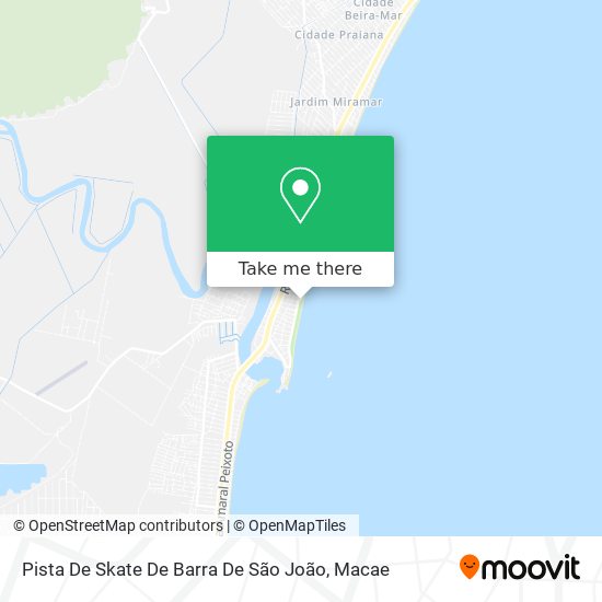Pista De Skate De Barra De São João map