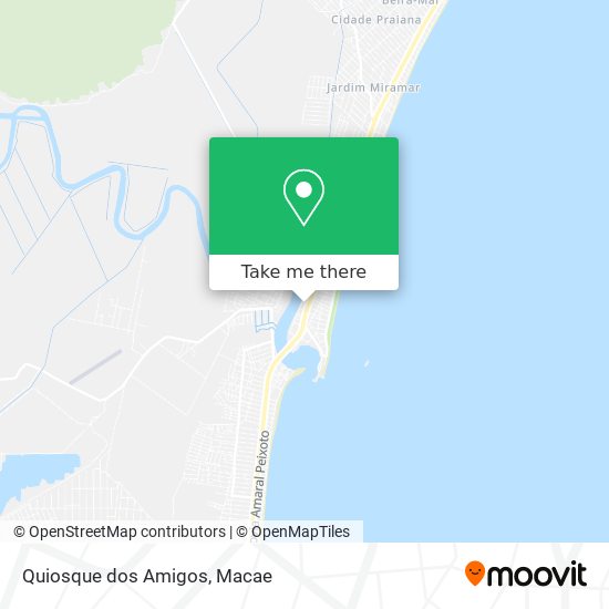 Quiosque dos Amigos map