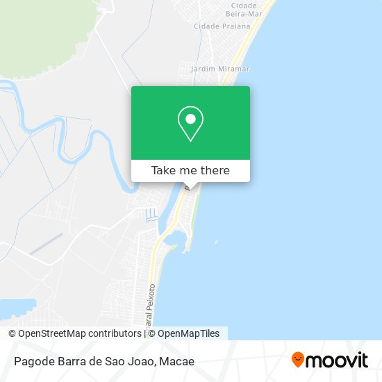 Pagode Barra de Sao Joao map