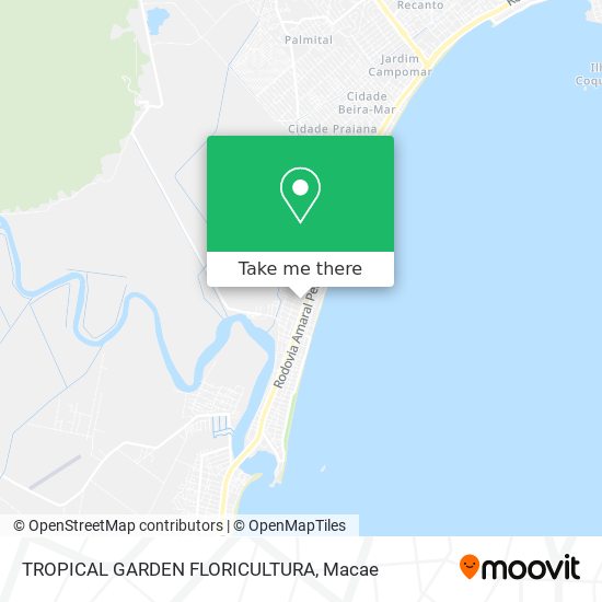 TROPICAL GARDEN FLORICULTURA map