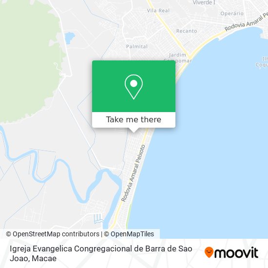 Igreja Evangelica Congregacional de Barra de Sao Joao map