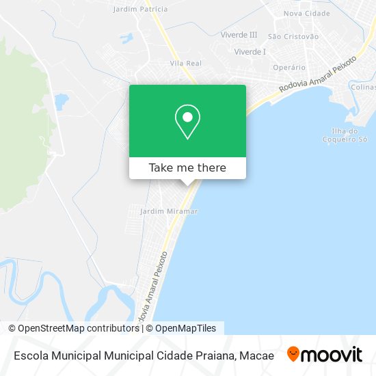 Escola Municipal Municipal Cidade Praiana map