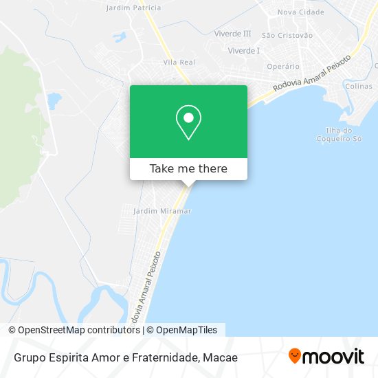 Grupo Espirita Amor e Fraternidade map